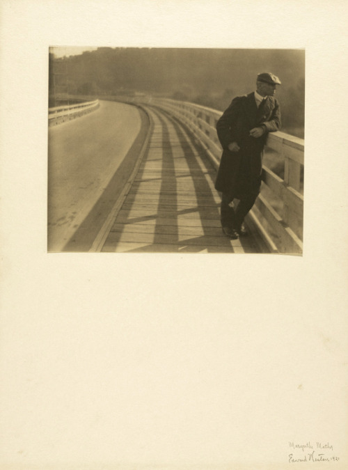 Carl Sandburg, Glendale’s Monte Sano Bridge, March 1921 -by Edward Weston and Margrethe MatherAcco