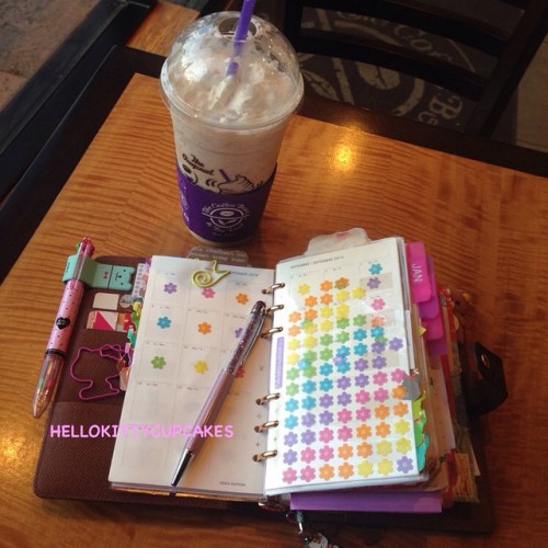 ☕️ #coffee #cafe #coffeebean #westlakevillage #malibu #drink #treat #planner #planning #plannerlove 