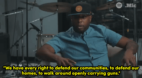 the-movemnt:  Watch: Talib Kweli sits down with Baratunde Thurston for an in-depth chat about guns and gun control  *The first deployment of SWAT in Los Angeles was to confront the Black Panthers 