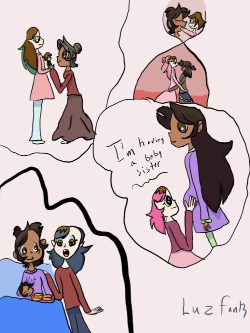 Azura With Luz(and Her Baby Sis Usagi In The Bottom Left Drawing). Ive Recently Realized I Havent Drawn