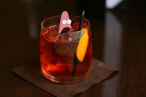 quattroperquattro:Ma perché non Patrick in un Negroni. Conosco diverse persone che apprezzerebbero.(