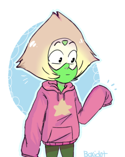 boxidot:  Peridot trying on earth clothes