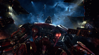 toxickaijublue:  Jaegers: Tacit Ronin, Cherno Alpha, Striker Eureka, Crimson Typhoon, and Gipsy Danger. 