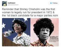 the-real-eye-to-see:  Shirley Chisholm was