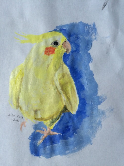 Ive Been Practicing Trying To Loosen Up In Painting, So I Did Some Birds And Limited Myself To An Hour.