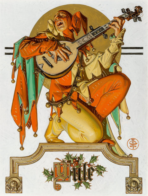 shear-in-spuh-rey-shuhn:J.C. LEYENDECKERYuleOil on Canvas30″ x 24.25″