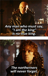 rekkka:  memorable lines from season 3 of Game of Thrones (1 &amp; 2) 