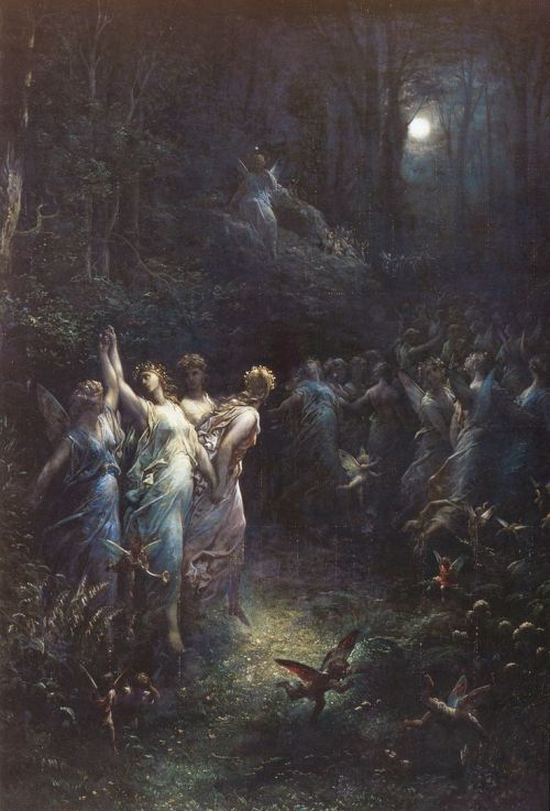 Porn Pics silenceforthesoul:  Gustave Dore - Midsummer