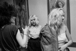 vaticanrust:  Siouxie Sioux, Debbie Harry, and Viv Albertine. Photo by Chris Stein.