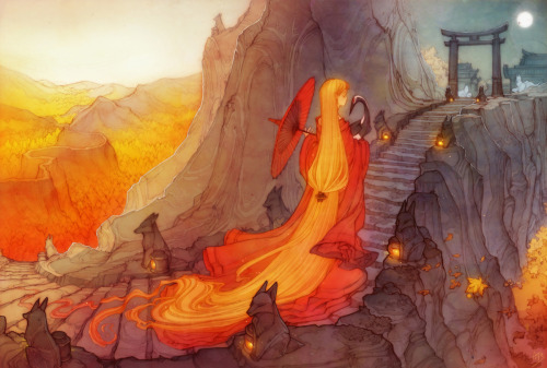 artisticwitchcraft: Artwork by alliebirdseed.