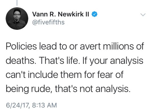 allonsyforever: Sorry for the long post, but Republicans are seriously trying to say that it’s not “civil” to point out the fact that their healthcare bill will cause millions of people to lose their insurance, which will cause thousands of preventable