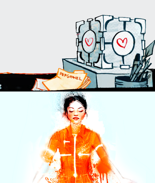 commandersheperd: How did you know about the girl? Portal 2: Lab Rat