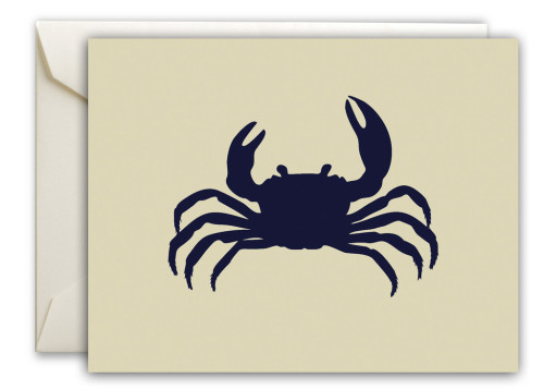 thefullerview: (via Navy Crab Note Cards – The Fuller Collection)