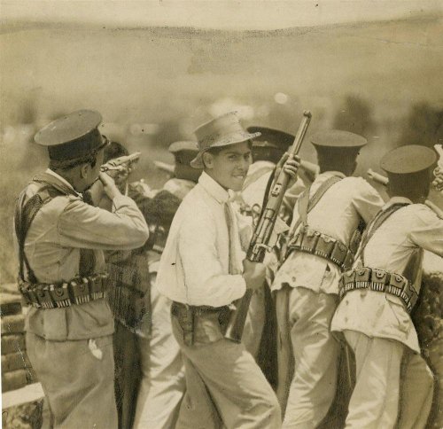 semioticapocalypse:C. B. Waite. Mexican Revolution Battle Scene. c.1913.[::SemAp FB || SemAp G+::]