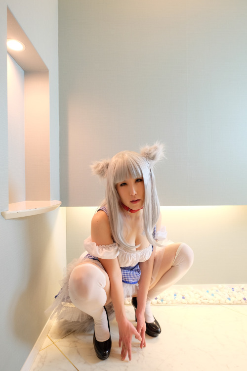Cute Cosplay Girl Sayla [Naughtyeyes] (Fox Girl) 1-2
