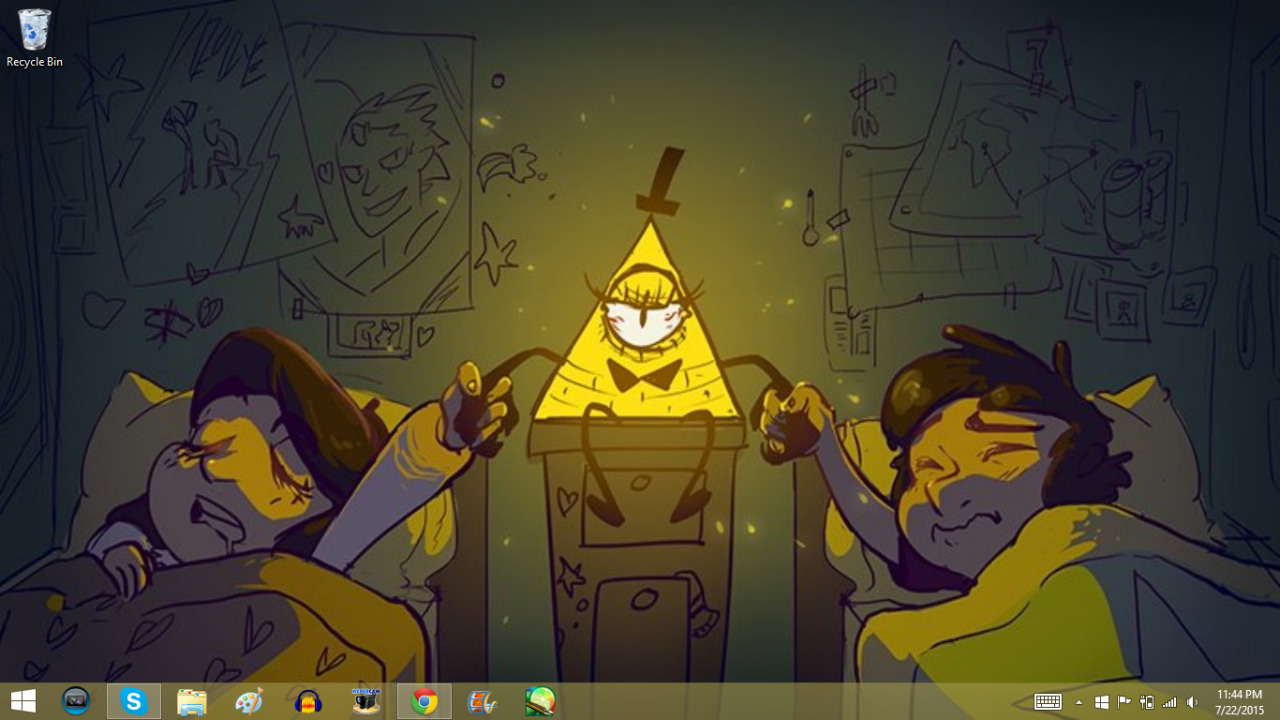Reblog with your desktop background, no cleaning!