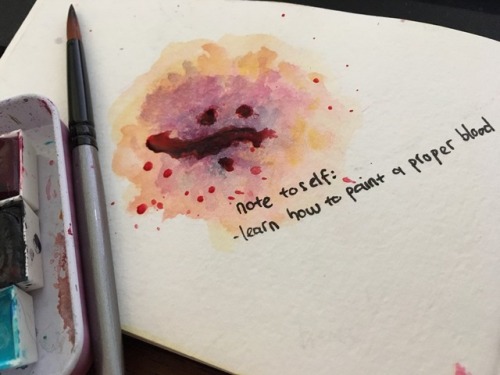 was gonna do a #goretober for this month, but then i realized i can’t paint blood (yet) :/ so 