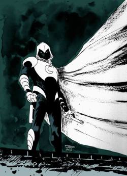 extraordinarycomics:  Moon Knight by Germán