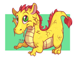 aliceapprovesart:   Myth Babies - Eastern Dragon  They’re tiny, they’re adorable, they’re Myth Babies! Give a warm welcome to the new member of the baby dragon family! 