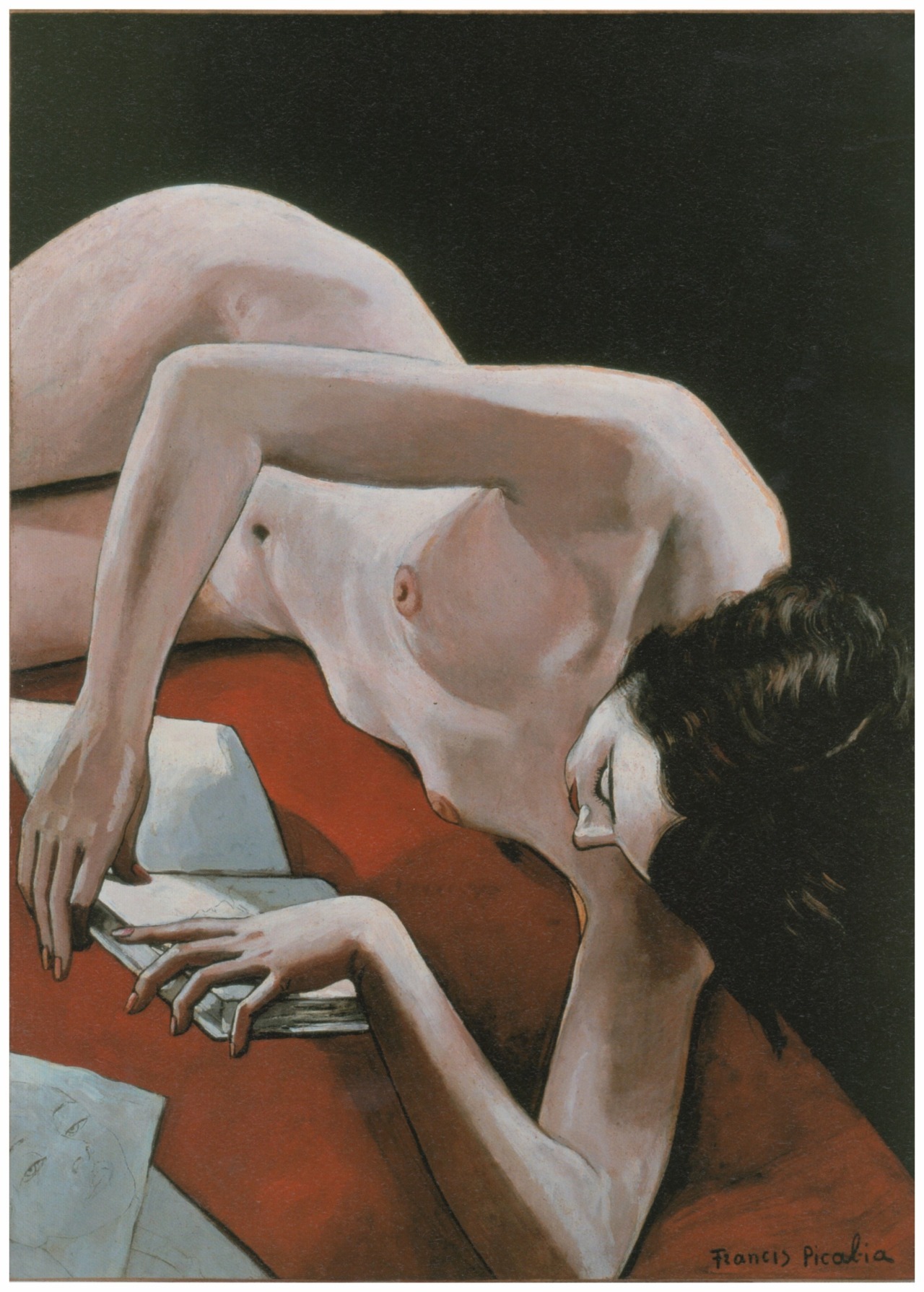 almavio:Francis Picabia (1879 - 1953) • Nu lisant, ca. 1941-1942