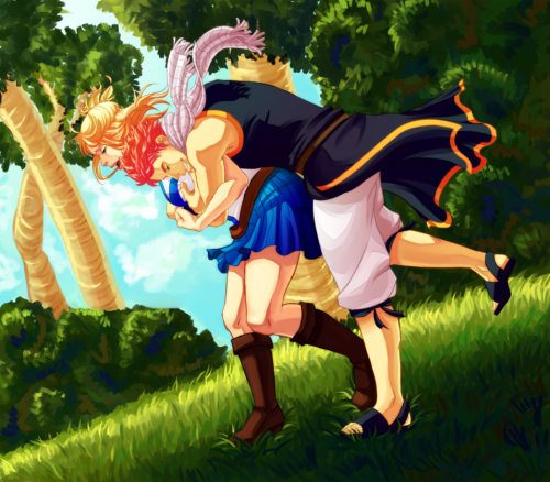 neverenoughnalu:Fairy Tail: Tag by Masterday ✿ Posted with the artist’s permission. Do not re-upload