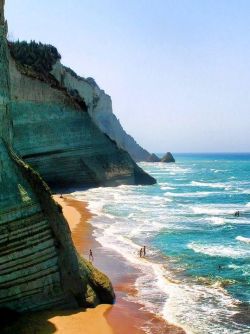 bojrk:  Greece: Loggas Beach, Corfu Island 