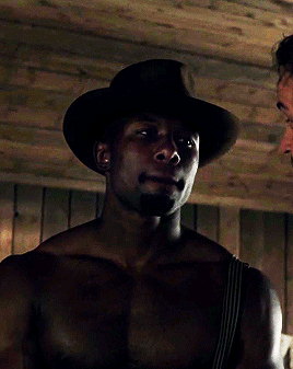 pariztexas:Trevante Rhodes in Westworld (2016)