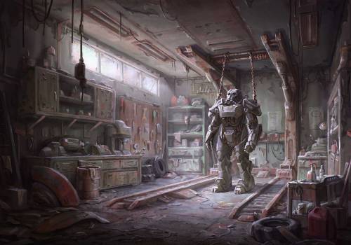 saveroomminibar:Fallout 4.Official Concept Art from Bethesda.