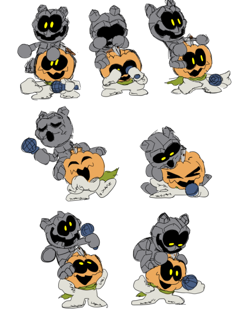 copied the spookeez from friday night funkin and made them gotsumon and pumkinmon. 