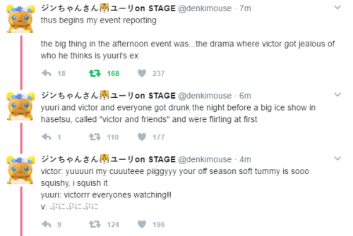 randomsplashes: THE THRILLING SAGA OF DRUNK VICTOR GETTING JEALOUS OF YUURI’S FRIEND “CH