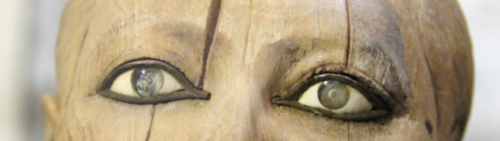 egypt-museum:spiritsdancinginthenight:• ○ |  egyptian “inlaid” eyes | ○ •Princess NofretQueen Nefert