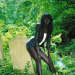 zegalba:Alek Wek for i-D Magazine (1997)