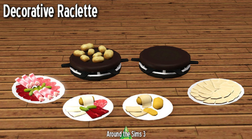 aroundthesims:Around the Sims 3 | Decorative raclette & toasted breakfast + edible foodI hope be