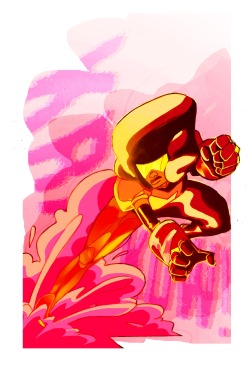 showmethegreyspace:  I think I need to fiddle with this one more. Sure is fun to draw Garnet smashing things! 