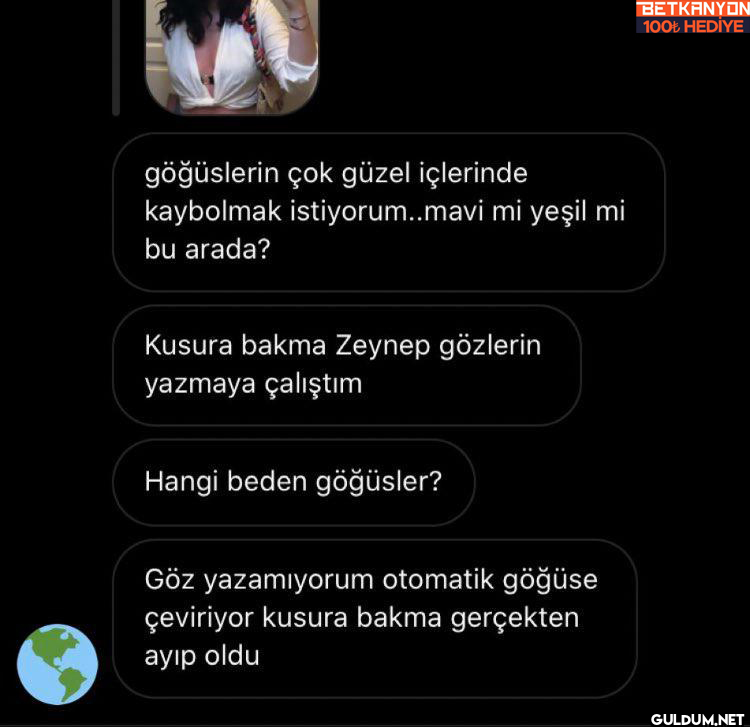 göğüslerin çok güzel...