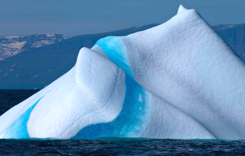 XXX nubbsgalore: striped icebergs form as meltwater photo