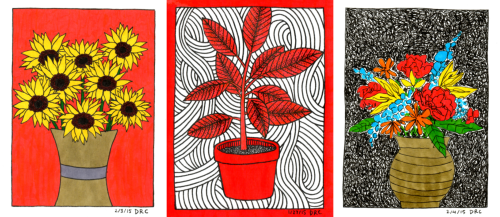 artlaze:i stuck to drawing plants b/c i figured everyone likes plants 