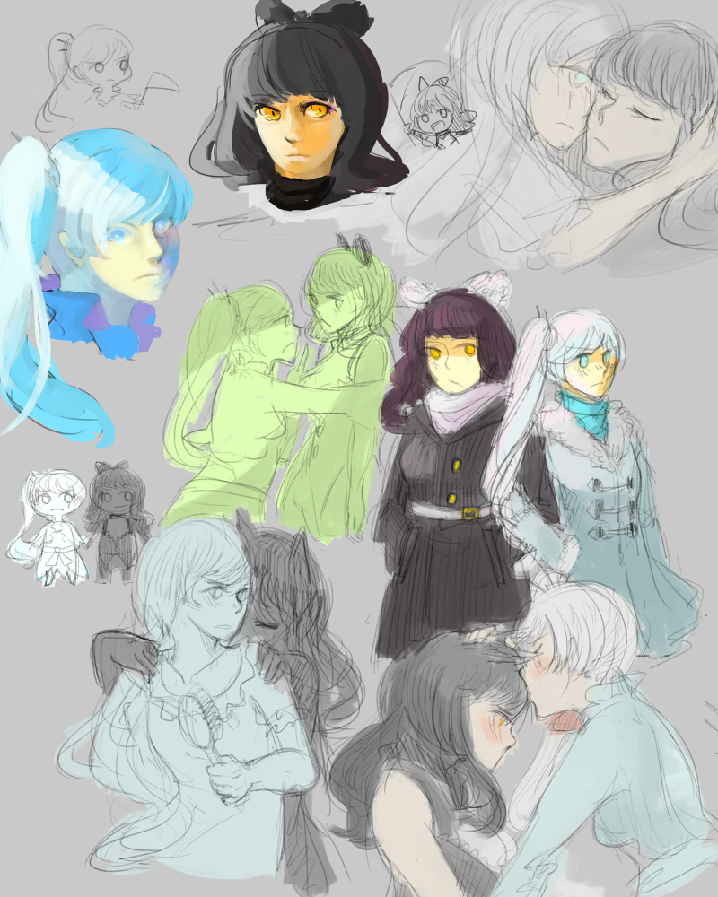 masashiba:  Monochrome doodles *runs*