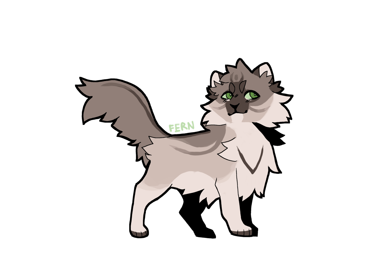 Bfb warrior cats day #2: x (cat name: puddlefoot