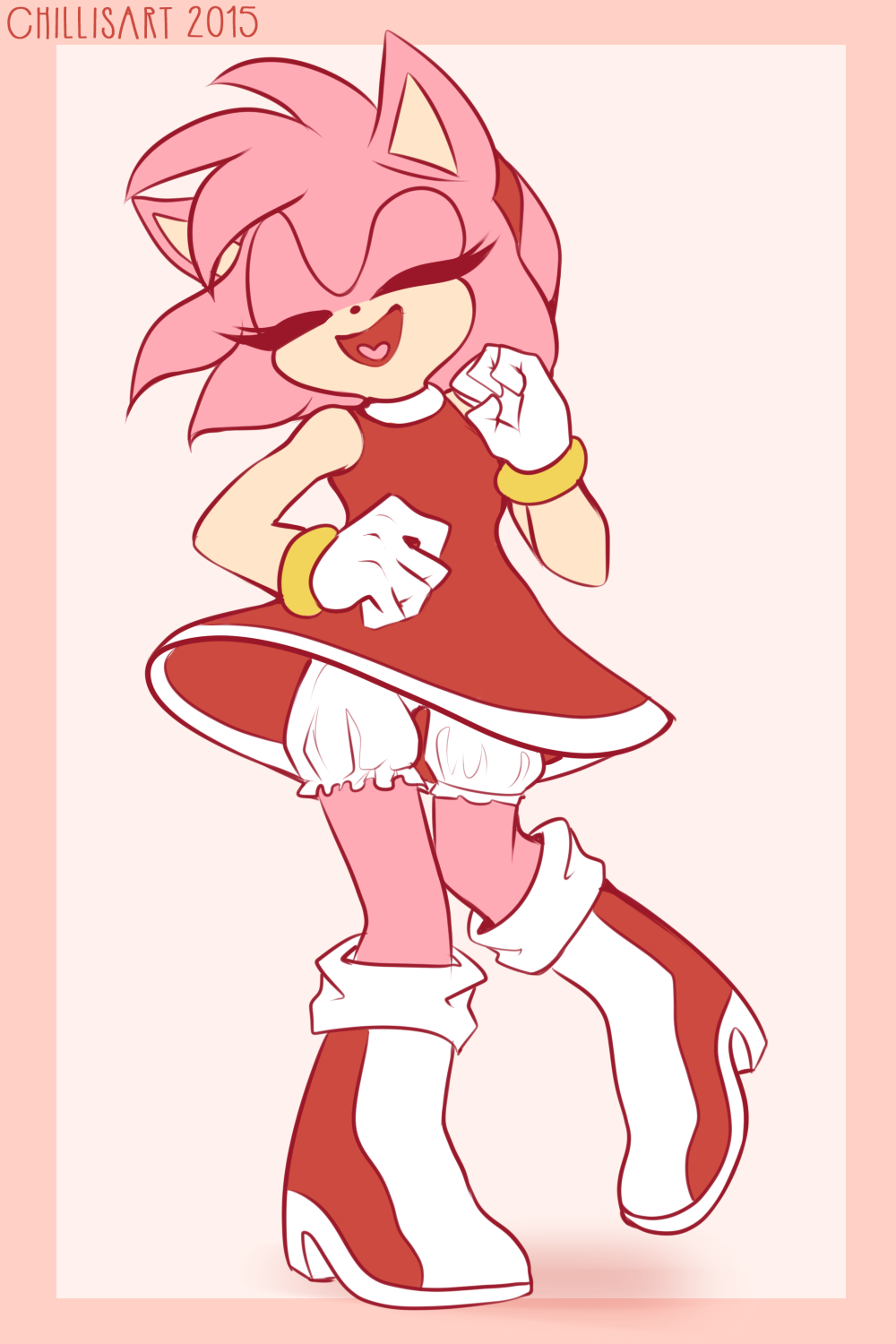 chillisart:  Always on the go, keep your head up now,No, no not quite that high!D-d-dance