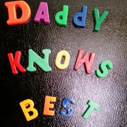 mydaddymyworld:  Always always. Thats why he’s daddy!