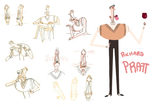 Here are the designs I did for our week of character design! It’s for the Roald Dahl story Tas