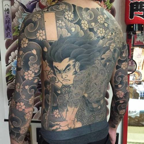 By Horitada, done at Black Dice Studio, Tokyo. - Official