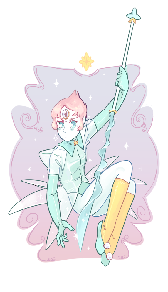 devilegg:  i was like “pearl would look really cute in some kinda silly fairy cardcaptor
