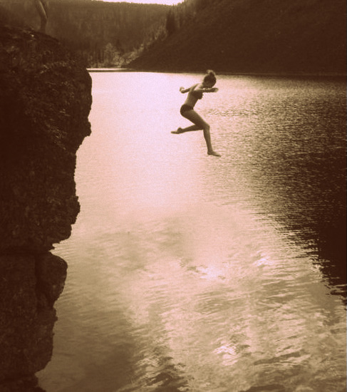 Jump because life is here and now :)