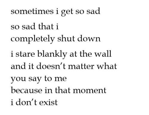 depressing thoughts