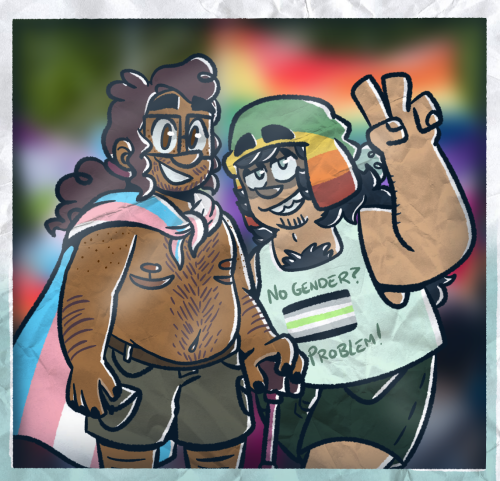 crowbarcollector: Yooooo look who showed up at pride  I worked really hard on this so you&rsquo