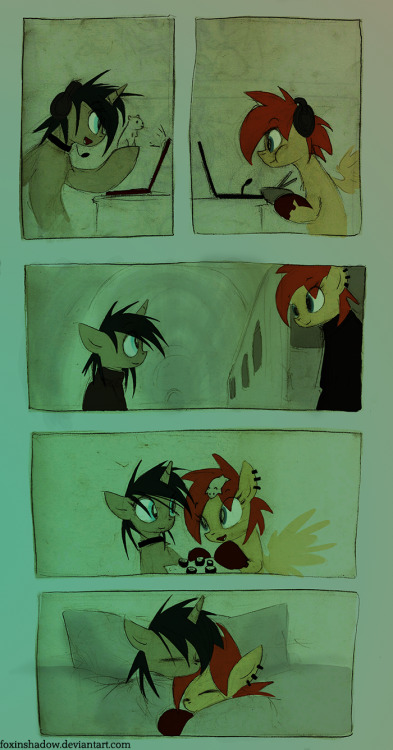 The Week Small concept comic project I had in mind for a while. Finally got my hands on that, since I’m having… well, weekend off without the commissions. Which means I sit on my ass and play Fable :D Well anyway, that’s how almost