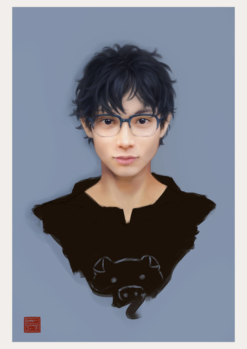 admemento:Yuri on ICE: YuuriDigital PaintingAnd a somewhat speedy Yuuri doodle, to match the one of 
