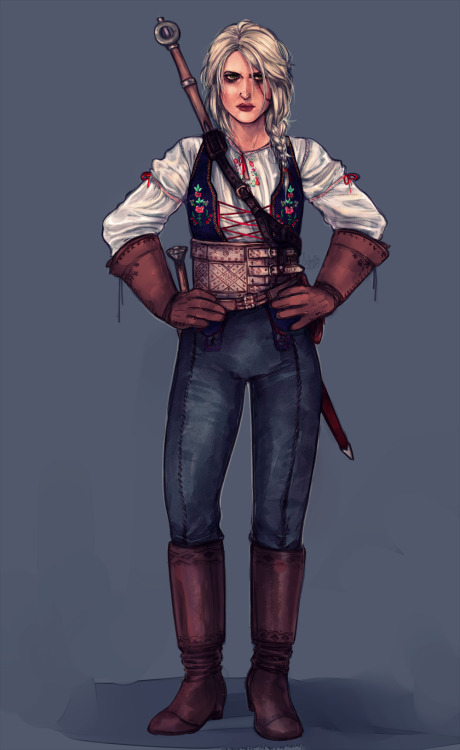 scholladraws:since The Witcher games and stories are based on slavic folklore, culture and myths, I 